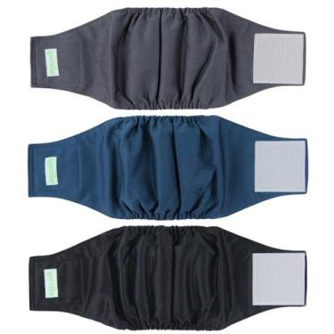 Imagem de Fraldas masculinas laváveis Dog Belly Band wegreeco GG
