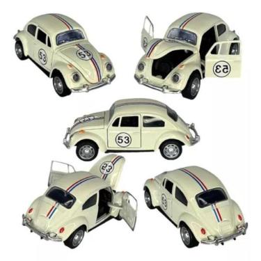 Imagem de Super Carrinho Fusca Ferro Fricção Metal Miniatura Brinquedo