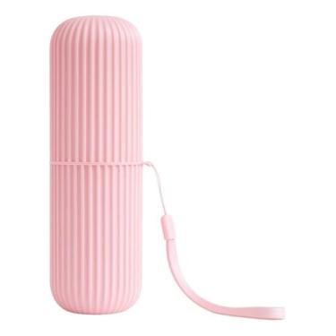 Imagem de 01 Porta Escova Dentes Viagem Estojo Com Alça Duhome, Rosa