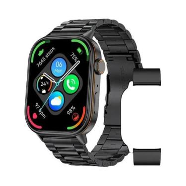 Imagem de Relógio Inteligente Masculino Com Chamadas Bluetooth, GPS, Monitoramen