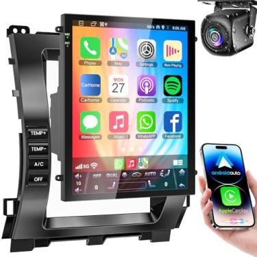 Imagem de Rádio veicular Android 13 para Lexus GX470 2002-2009 e Toyota Prado, suporta carPlay sem fio e Android Auto, estéreo de navegação GPS, Bluetooth 5.2, Mirrorlink, FM/RDS, câmera de reserva, 4G + 64G