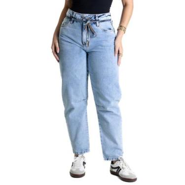 Imagem de Calça Jeans Sawary Barrel - 281280 - Azul 44, Azul, 44