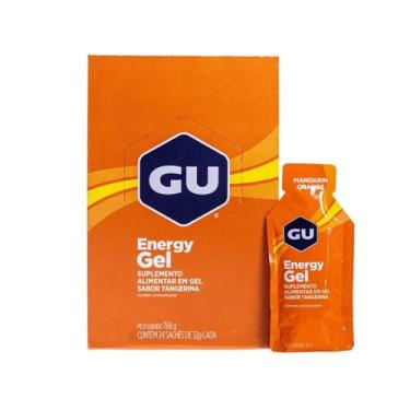 Imagem de Energy Gel Caixa Com 24 Saches De 32g Sabor Tangerina Gu
