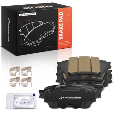 Imagem de A-Premium Conjunto de pastilhas de freio a disco de cerâmica traseiras compatível com modelos Nissan - Kicks 2021, 4 peças