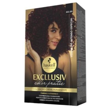 Imagem de Kit Coloração Excllusiv Color Pratic 66.66 Vermelho Intenso Especial -