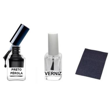 Imagem de Kit Tinta Retoque Tira Risco BYD Space Black - Preto Perola - T-PretoP