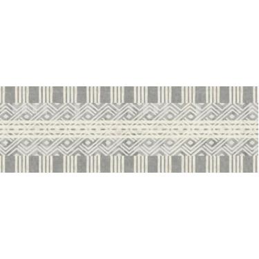 Imagem de Coleção Floor Flair, Coronado em listras cinzas, 6 x 1,8 m, vinil durável à prova d'água e resistente a manchas, tapete de área interna, revestimento protetor de piso, decoração de interiores para