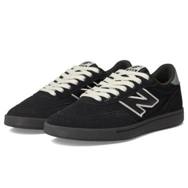 Imagem de New Balance Tênis de skate unissex adulto 440, Preto/preto, 9.5 Wide Women/8 Wide Men