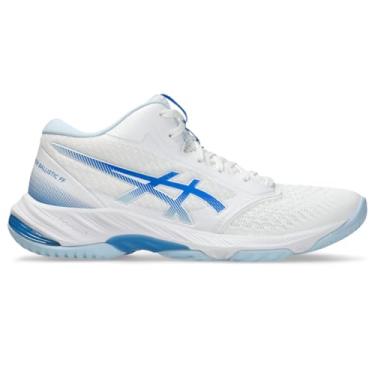 Imagem de ASICS Tênis de vôlei masculino Netburner Ballistic FlyteFoam 3, Costa branca/azul, 40