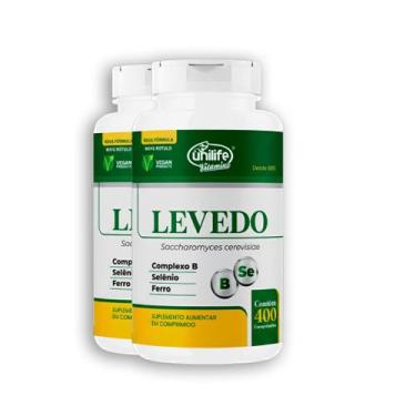 Imagem de Kit 2 Levedo de Cerveja Complexo B, Selenio e Ferro Unilife