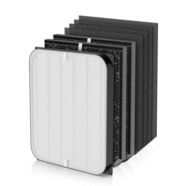 Imagem de Filtro de substituição 3000 compatível com purificadores de ar Air Doctor AD3000, AD3500 e AD3500i – 1 filtro premium, 2 filtros de carbono e 4 pré-filtros – Compare com a peça # ADF3001 ADF3002