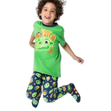 Imagem de Pijama Manga Curta Algodão Menino Dragão Camping - Puket, 6