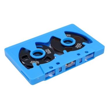 Imagem de Cryfokt Fita Cassete Em Branco Com Som de Metal, Estilo retrô, Gravação de 50 Minutos para Entusiastas da Música, Concha Abs, Dupla Face, Fita Cassete Preta de Estúdio