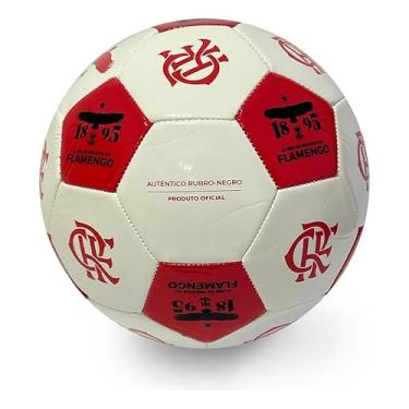 Imagem de Bola Do Flamengo Branca Oficial - Futebol De Campo