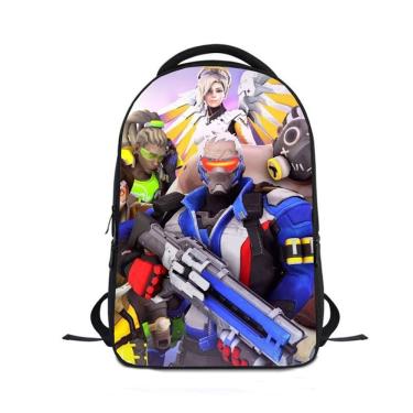Imagem de Mochila escolar infantil OW Overwatch 24x12x30cm Oxford
