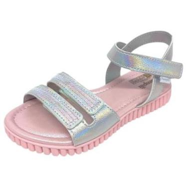 Imagem de Sandália Infantil Menina Conforto Detalhes Brilhante Pampili-Feminino