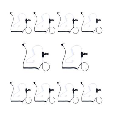 Imagem de KEYBLU Kit de vigilância de tubo acústico para ouvir apenas para aplicação da lei para rádio bidirecional (3,5 mm, pacote com 10)
