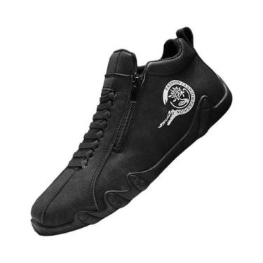 Imagem de Botas De Cano Alto Masculinas Com Sola Macia Confortáveis Para Uso Cas