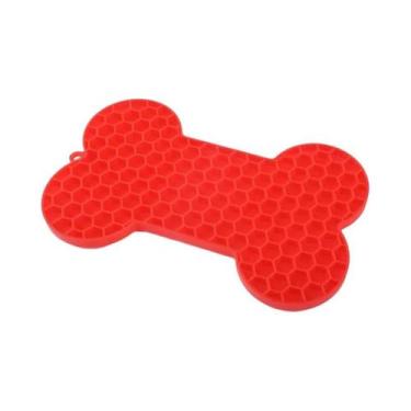 Imagem de Tapete De Silicone Para Alimentação Lenta De Cães E Gatos, Alimentador