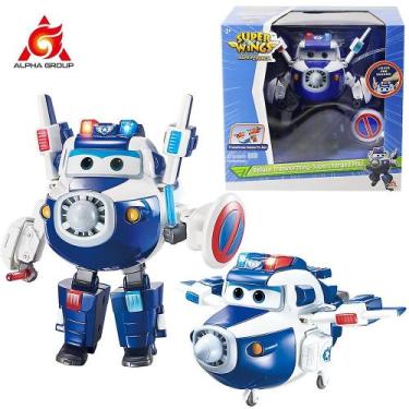 Imagem de Brinquedo Super Wings Supercharged Paul Deluxe de 15,5 cm com luzes - 