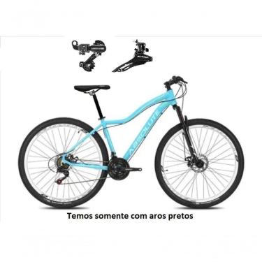 Imagem de Bicicleta Aro 29 Absolute Hera Feminina Alumínio 24v Câmbios Shimano Garfo Suspensão - Azul Tam.15