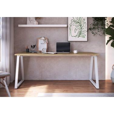 Imagem de Mesa Escrivaninha para Escritório 160cm Concept Móvel na Caixa - Mvel 