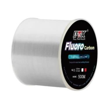 Imagem de Linha De Pesca Revestida Com Fluorocarbono 300m 500m, Linha Líder De F