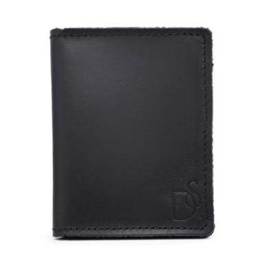 Imagem de Carteira Masculina Slim em Couro Porta Cartao Vertical Lisa Pequena Portatil Forro Interno-Masculino