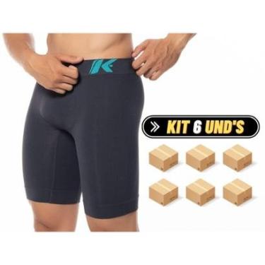 Imagem de Kit 6 Bermudas Térmicas Masculinas Keeper Short Térmico-Masculino