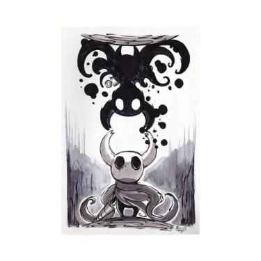 Imagem de Pôster De Jogo Hallownest Mapa HD Em Tela Para Decoração De Quarto E C