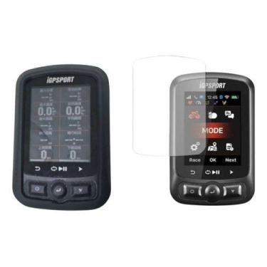 Imagem de Capa Case Atrio Titanium Igpsport Igs618 + Película  - Bk