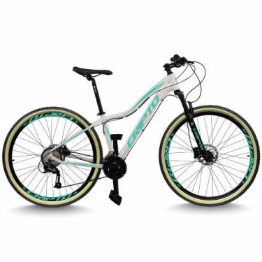 Imagem de Bicicleta Aro 29 Cripto 24 Marchas Freio Disco c/Suspensão Pneu Bege, 