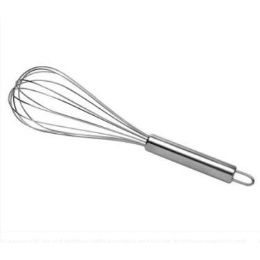 Imagem de Batedor De Claras Ovos Bolo Profissional Aço Inox Grande 29,5cm - Nix