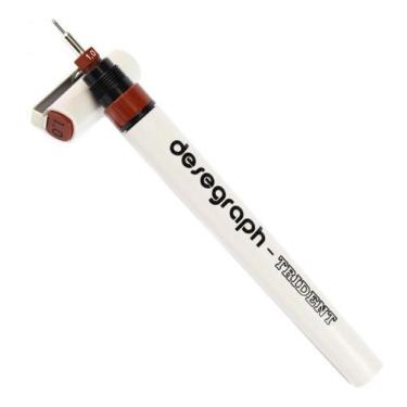 Imagem de Caneta Recarregável Desegraph 1.0 + Nanquim + Detergente - Trident