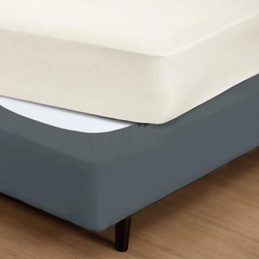Imagem de Saia Para Cama Box Fit Solteiro Em Malha Algodão Puro - CortinaWEB, Br
