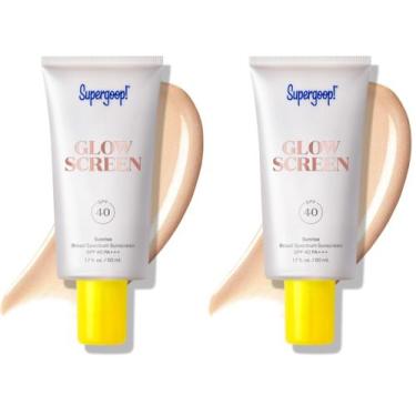 Imagem de Protetor solar Supergoop! Glowscreen FPS 40 50 ml, pacote com 2