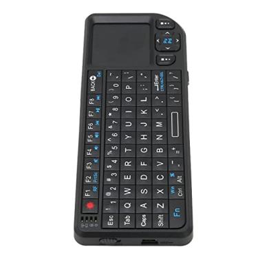 Imagem de Teclado portátil, mini teclado Controle de multimídia Ampla compatibilidade Função de retroiluminação Bateria embutida para escritório para viagens para casa
