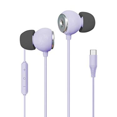 Imagem de Realm Fones de ouvido USB-C, fones de ouvido intra-auriculares de alta fidelidade com microfone embutido, chamadas e controles de faixa com as mãos livres, compatíveis com Google, Samsung, Huawei e