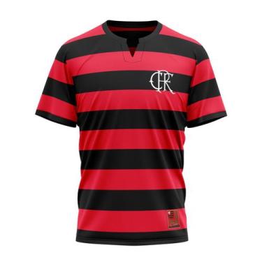 Imagem de Camisa Flamengo Retrô Tri Carioca - Masculino - Braziline