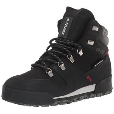 Imagem de adidas Tênis de caminhada masculino Terrex Snowpitch Cold.rdy, Preto/preto/escarlate, 8.5