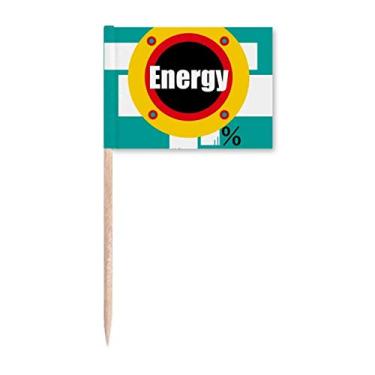 Imagem de Marcador de palito de dentes juvenil, vitalidade energética, para decoração de festa