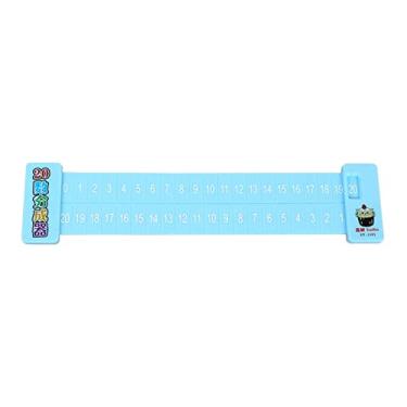 Imagem de Vaveren Auxílios de ensino de régua de resolução digital portátil Auxílios de ensino aritméticos para crianças, Azul
