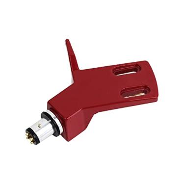 Imagem de Generic Toca-discos Giratório Headshell Headshell Toca-discos TECHNICS Durável Substituição Phono Holder, Vermelho