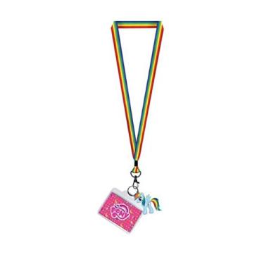 Imagem de My Little Pony Rainbow Dash Badge and Charm Rainbow Lanyard