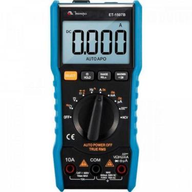 Imagem de Multímetro Medidor Testador Digital Minipa Et1507B Azul