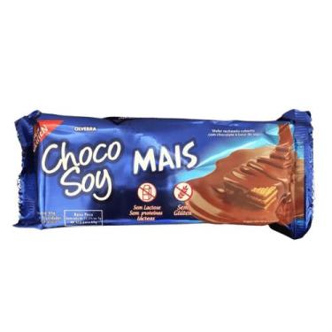 Imagem de Wafer Recheado Coberto Com Chocolate Choco Soy 69G