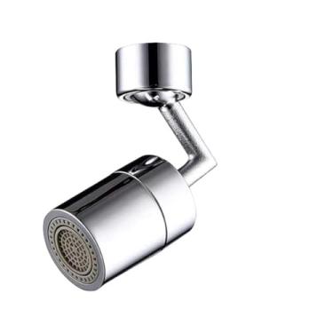 Imagem de Extensor de torneira de rotação universal 1080 °, cabeça de pulverizador de modo duplo, extensão de braço de robô de cozinha, torneira giratória de banheiro, 720 graus único