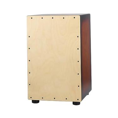 Imagem de Cajon - Caixa de madeira tambor de mão para guitarra interna cordas de aço com bolsa instrumento de percussão profissional para adultos e iniciantes (G)