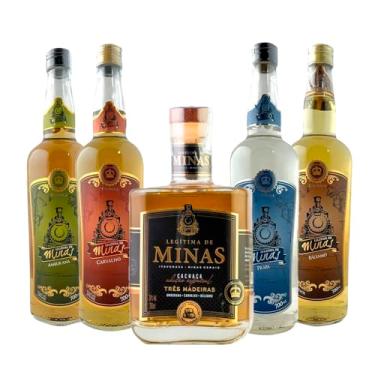 Imagem de KIT CACHAÇA LEGÍTIMA DE MINAS C/ 5 UND 700ML
