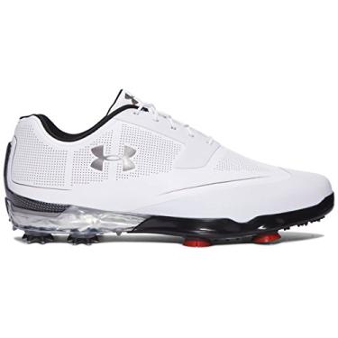 Imagem de Under Armour Tênis de golfe feminino Glyde RM, Branco (102)/prata metálica, 7.5